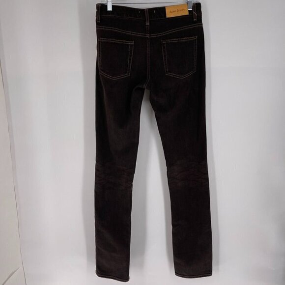 Acne Jeans 29W 34L Hex Earth Brown Slim Leg Jeans - Picture 3 of 5